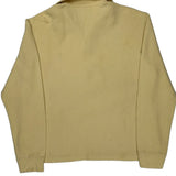 Polo By Ralph Lauren 1/4 Zip - Medium Yellow Cotton