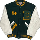 94 Ripon Athletic Varsity Jacket - Medium Yellow Leather
