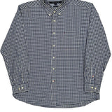 Tommy Hilfiger Checked Shirt - XL Blue Cotton