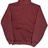 Carhartt Hoodie - Small Burgundy Cotton Blend