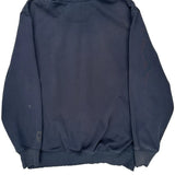 Carhartt Hoodie - Large Navy Cotton