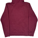 The North Face Hoodie - Large Burgundy Cotton