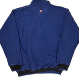 Chaps Ralph Lauren 1/4 Zip - Small Blue Cotton Blend