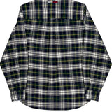 Tommy Hilfiger Checked Flannel Shirt - Small Multicoloured Cotton