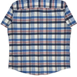 Tommy Hilfiger Checked Short Sleeve Shirt - XL Blue Cotton