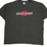 Dickies Spellout T-Shirt - XL Black Cotton