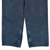 Carhartt Carpenter Trousers - 34W 33L Blue Cotton