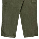 Carhartt Carpenter Pants - 34W 29L Green Cotton