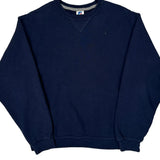 Russell Athletic Sweatshirt - Medium Navy Cotton Blend