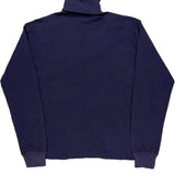 Ralph Lauren Roll Neck Long Sleeve T-Shirt - Large Navy Cotton