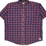 Salty Dog Gant Short Sleeve Shirt - XL Blue Cotton
