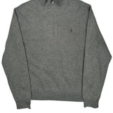 Polo By Ralph Lauren 1/4 Zip - 2XL Gray Wool