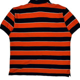 Chaps Ralph Lauren Striped Polo Shirt - XL Black Cotton