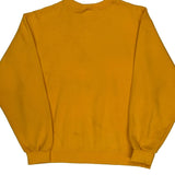 Blank Fruit Of The Loom Sweatshirt - Medium Yellow Polyester