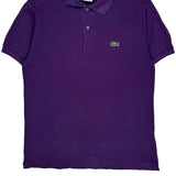 Lacoste Polo Shirt - Medium Purple Cotton