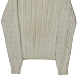Ralph Lauren Sport Cable Knit Sweater - Medium Cream Cotton