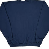 1990'S Blank Made In USA Hanes Sweatshirt - XL Blue Cotton