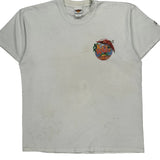 Key West Hard Rock Cafe Graphic T-Shirt - Large White Cotton