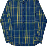 Tommy Jeans Checked Shirt - Medium Green Cotton