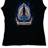 Harley Davidson Graphic Tank Top - Small Black Cotton