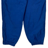 Nike Track Pants - Large Blue Polyester