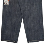 Urban Art Titane Denim Graphic Jeans - 37W 30L Multicoloured Denim