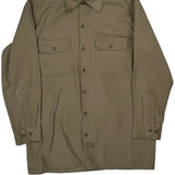 Dickies Shirt - Medium Khaki Cotton
