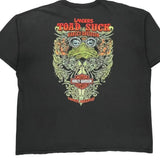 Harley Davidson Graphic T-Shirt - XL Black Cotton