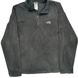 The North Face 1/4 Zip - XL Black Polyester