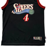 Philadelphia 76Ers Reebok Nba Jersey - XL Black Polyester