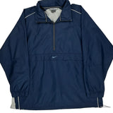 Nike Windbreaker - Large Navy Polyester