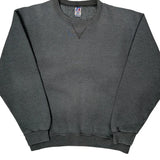 Russell Athletic Sweatshirt - Medium Grey Cotton Blend