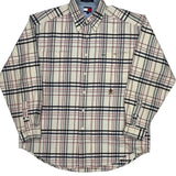 Tommy Hilfiger Checked Shirt - Large Multicoloured Cotton