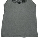 Orlando Harley Davidson Graphic Vest - No Size Grey Cotton