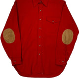 Made In USA Pendleton Shirt - Medium Red Virgin Wool