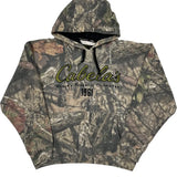 World'S Foremost Outfitter Cabelas Camo Hoodie - Large Camo Cotton Blend