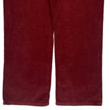 Tommy Hilfiger Cord Trousers - 35″ Waist Red Cotton