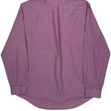 Ralph Lauren Checked Shirt - Large Purple Cotton