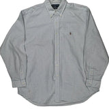 Blake Ralph Lauren Checked Shirt - XL Blue Cotton