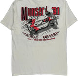 Single Stitch 1992 - 1994 Indy 500 Champion Anvil Graphic T-Shirt - Large White Cotton