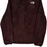 The North Face Fleece Jacket - Medium Burgundy Polyester