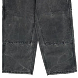 90S Made In USA Carhartt Double Knee Carpenter Pants - 35W 28L Gray Cotton