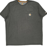 Relaxed Fit Carhartt T-Shirt - XL Gray Cotton