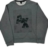 Armani Exchange Sweatshirt - 2XL Gray Cotton