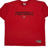 Nebraska Cornhuskers Nike Football T-Shirt - 2XL Red Cotton