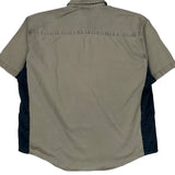 Dickies Short Sleeve Shirt - Large Beige Cotton