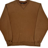 Blank Hanes Sweatshirt - Medium Brown Cotton
