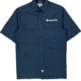 Carhartt Short Sleeve Shirt - Medium Blue Cotton