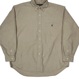 Ralph Lauren Shirt - Large Beige Cotton
