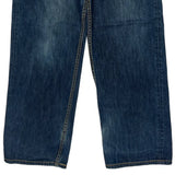 Colorful Stitching Rocawear Hip Hop Jeans - 33W 31L Blue Denim